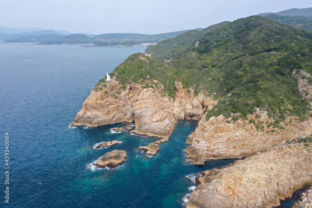 高知県土佐清水市　臼碆埼灯台の風景