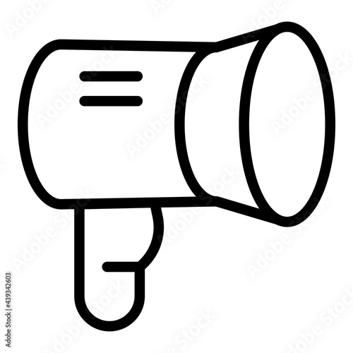 Hair dryer icon. Outline Hair dryer vector icon for web design isolated on white background