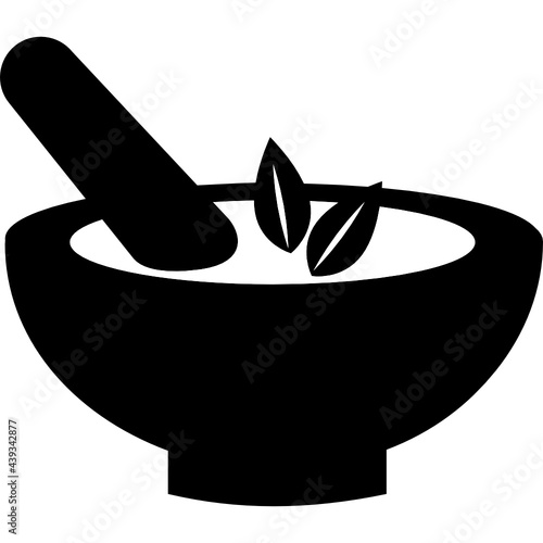 herb scrub glyph icon