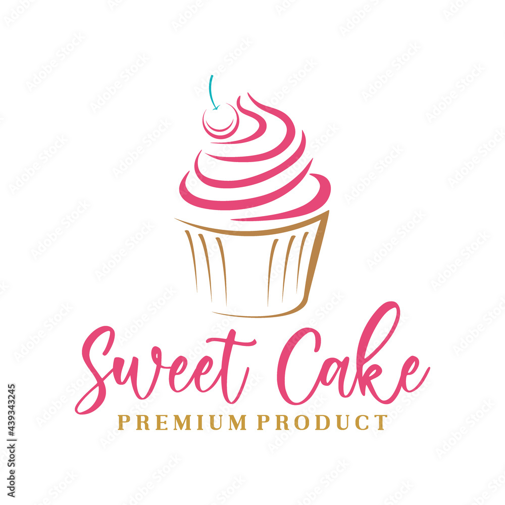 cake logo design