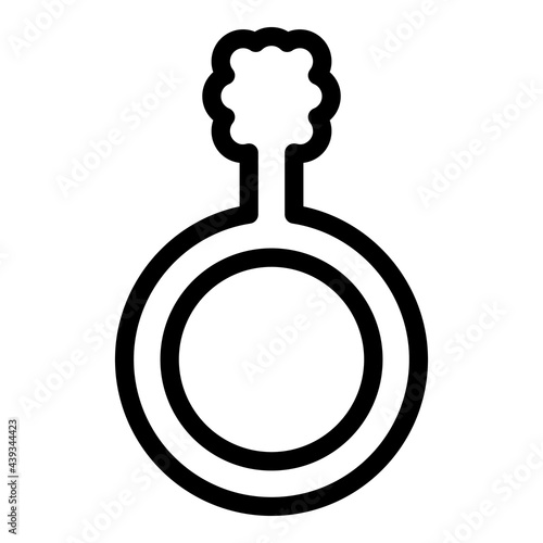Gender identity dna icon. Outline Gender identity dna vector icon for web design isolated on white background