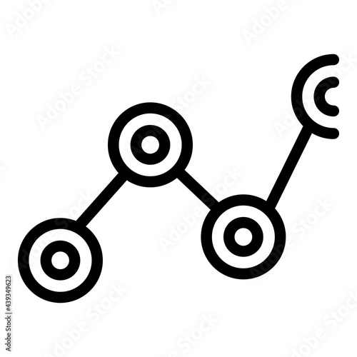 Website search engine icon. Outline Website search engine vector icon for web design isolated on white background