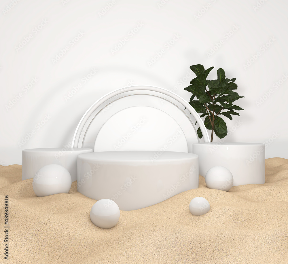 Background rendering with 3d podium and wall scene abstract background. 3D illustration, 3D rendering Background rendering with 3d podium and wall scene abstract background. 3D illustration, 3D rendering