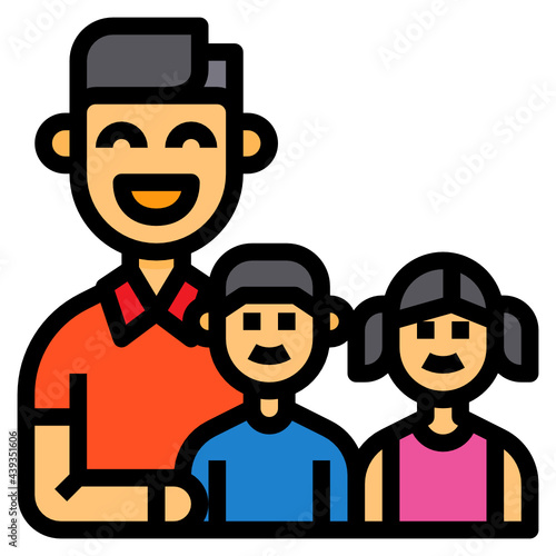 Family line icon