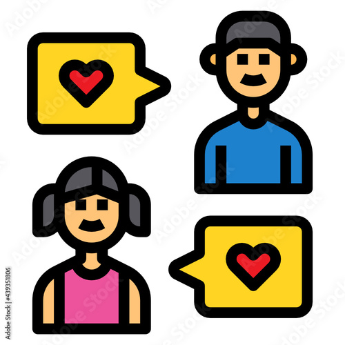 Sibling line icon