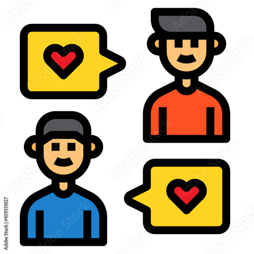 Sibling line icon