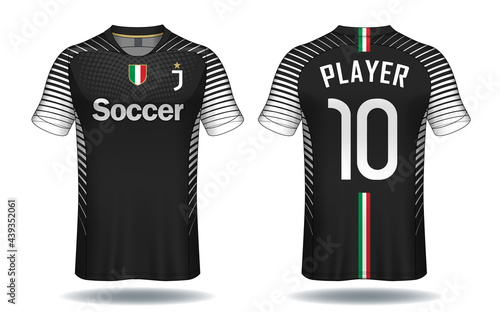 Soccer jersey template.sport t-shirt design.	