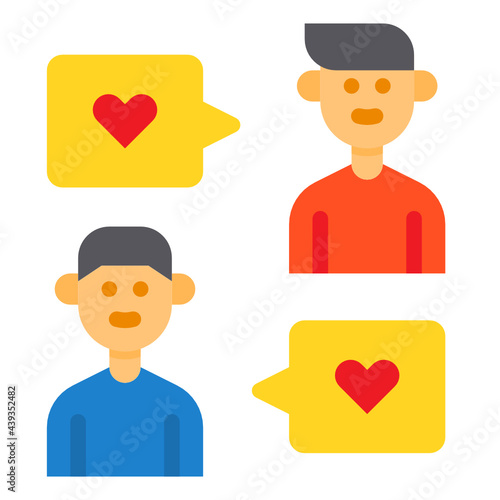 Sibling flat icon