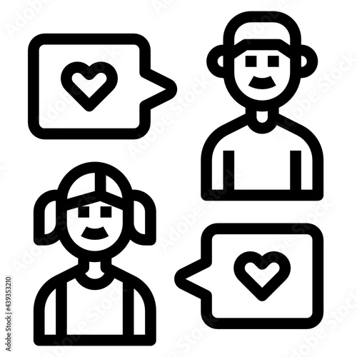 Sibling line icon