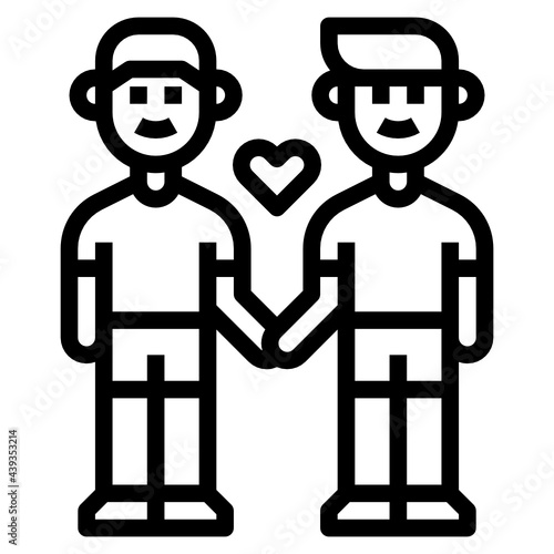 Sibling line icon