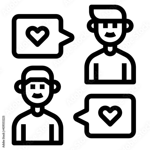 Sibling line icon