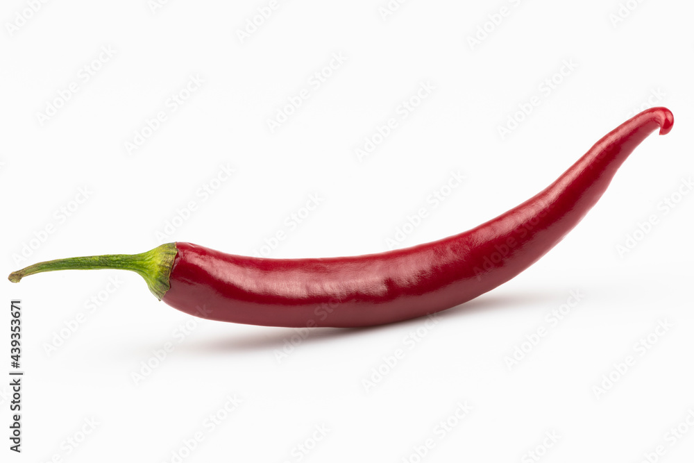Hot red pepper isolated on a white background. Hot red pepper isolated on a white background.