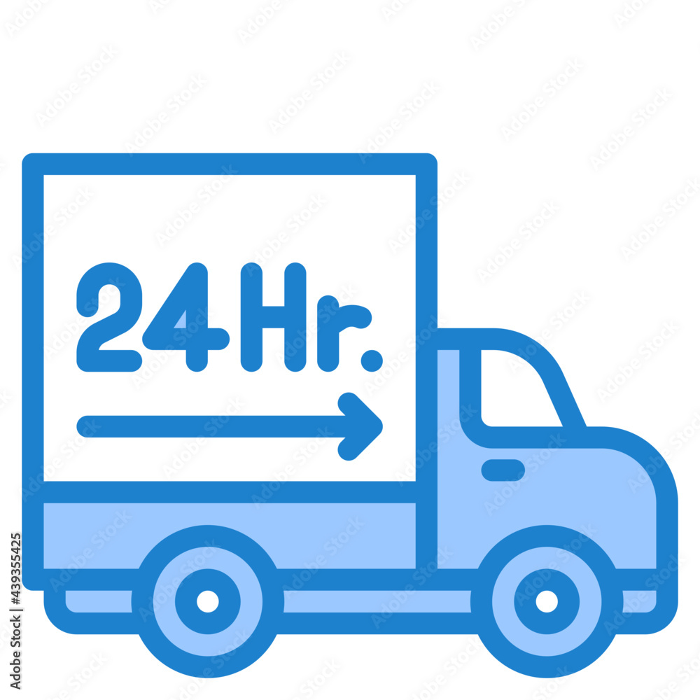 delivery blue style icon delivery blue style icon