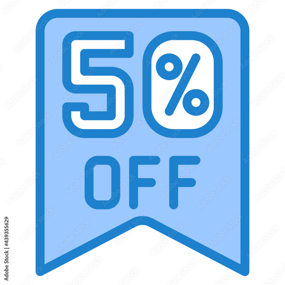discount blue style icon discount blue style icon
