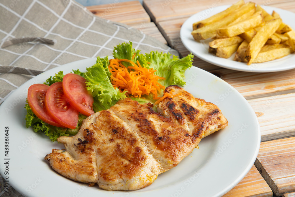 grilled pork chop grilled pork chop