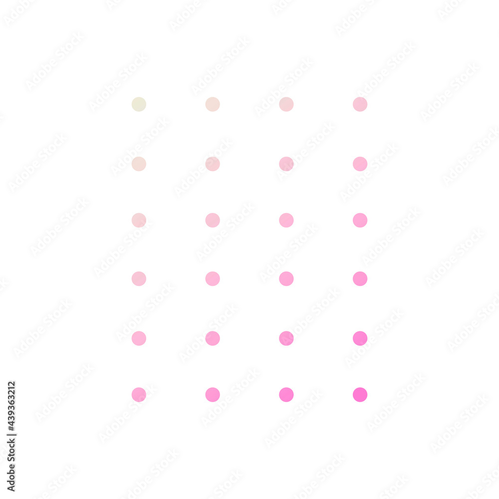 Abstract dot shape squared gradient neon. Frame, Element for design, web design, logo. Vector isolated.