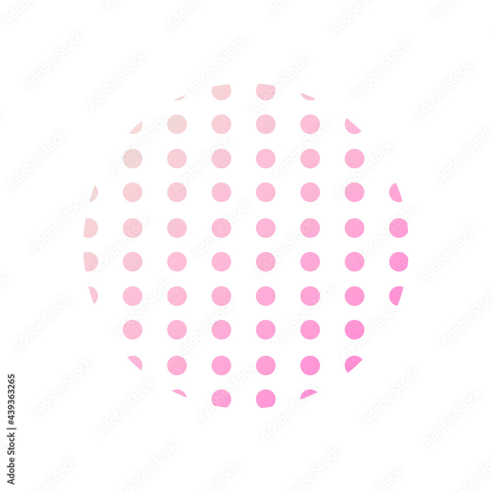 Abstract dot shape squared gradient neon. Frame, Element for design, web design, logo. Vector isolated. Abstract dot shape squared gradient neon. Frame, Element for design, web design, logo. Vector isolated.