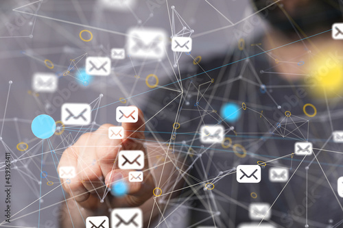 mail communication support contact concept service