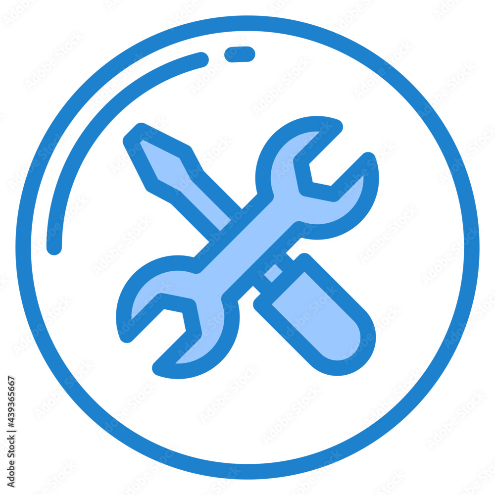 tool blue style icon tool blue style icon