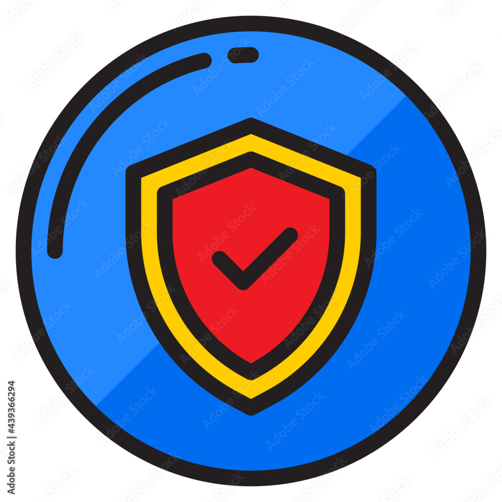 protection color line style icon protection color line style icon