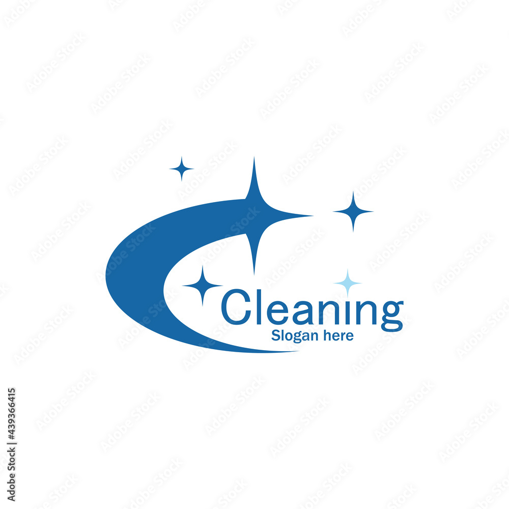 Cleaning logo and symbol ilustration vector template Cleaning logo and symbol ilustration vector template