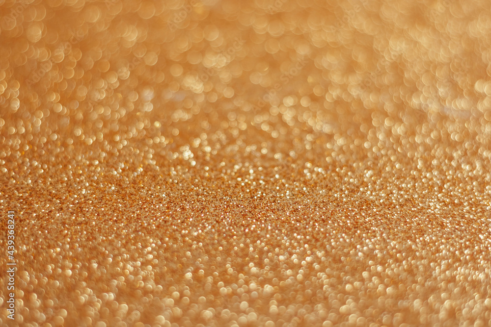 gold background. Bokeh. View from above gold background. Bokeh. View from above