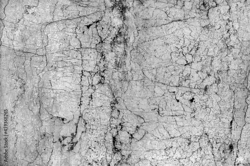 Old broken faded aged cragged wall of creased scuffed facade. Rough crannied uneven stiff rock.Cracked rusty edges of messy chapped dirty pitted street.Textured flaking shabby vintage 3D grunge design