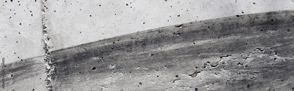 Fototapeta premium black and white concrete wall texture background