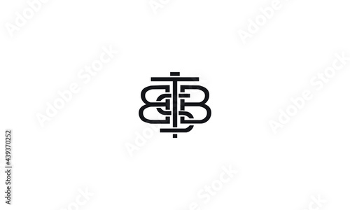 LETTER TBSB LOGO DESIGN OR BSTB VECTOR