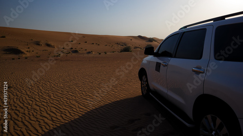 Fototapeta Naklejka Na Ścianę i Meble -  Dubai Safari on Rub Al Khali Desert