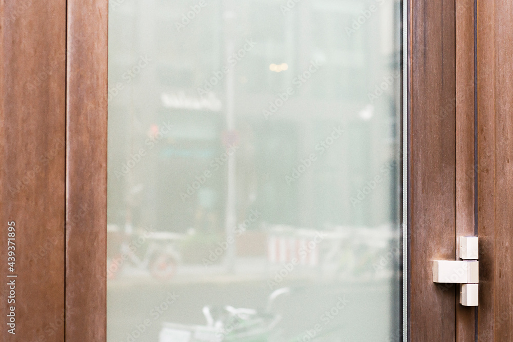 Blank store signage sign design mockup isolated, Clear shop template