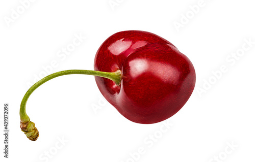 Cherry isolated on white background with clipping path