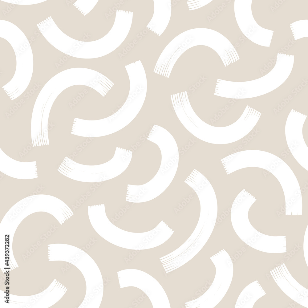 Contemporary seamless pattern with abstract line in nude colors. Contemporary seamless pattern with abstract line in nude colors.