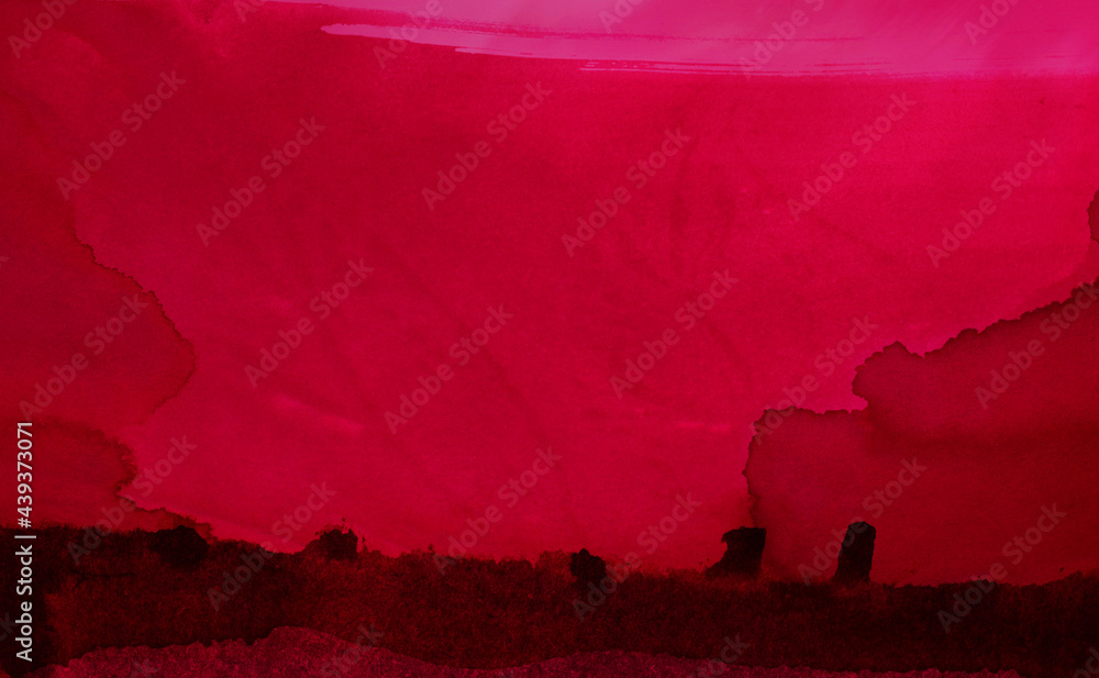 Abstract Red Ink Background Stock Photo | Adobe Stock