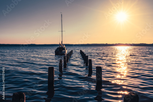 Sonnenuntergang am Starnberger See