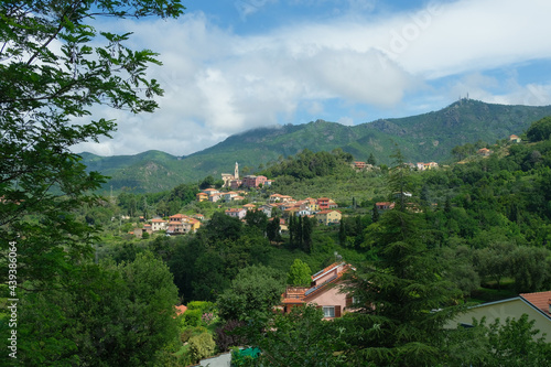 Il villaggio di Castagnola nel comune di Framura, La Spezia.