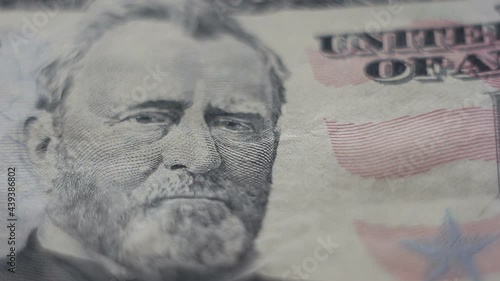 Wallpaper Mural Tracking macro elements on the US  dollar bill. 
 Torontodigital.ca