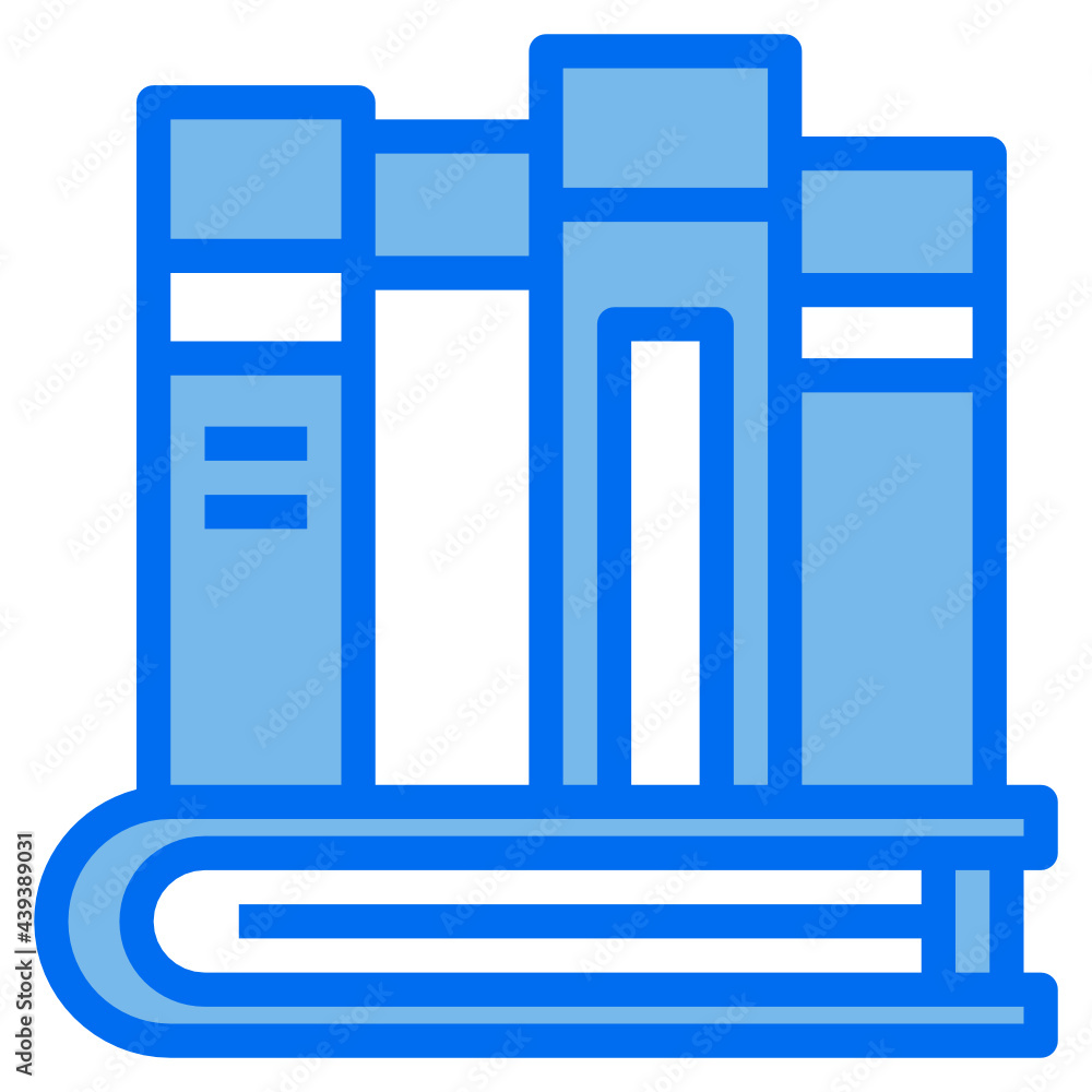 book blue line icon book blue line icon