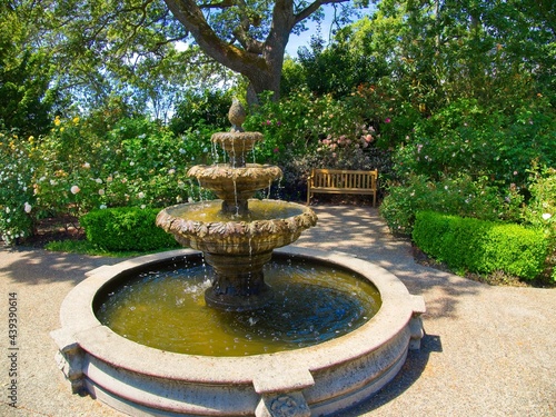 Public garden of the  Government House in Victoria BC