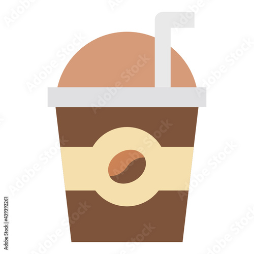 take away flat icon