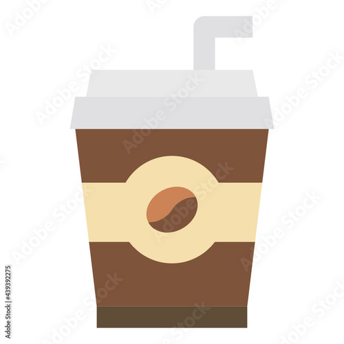 take away flat icon