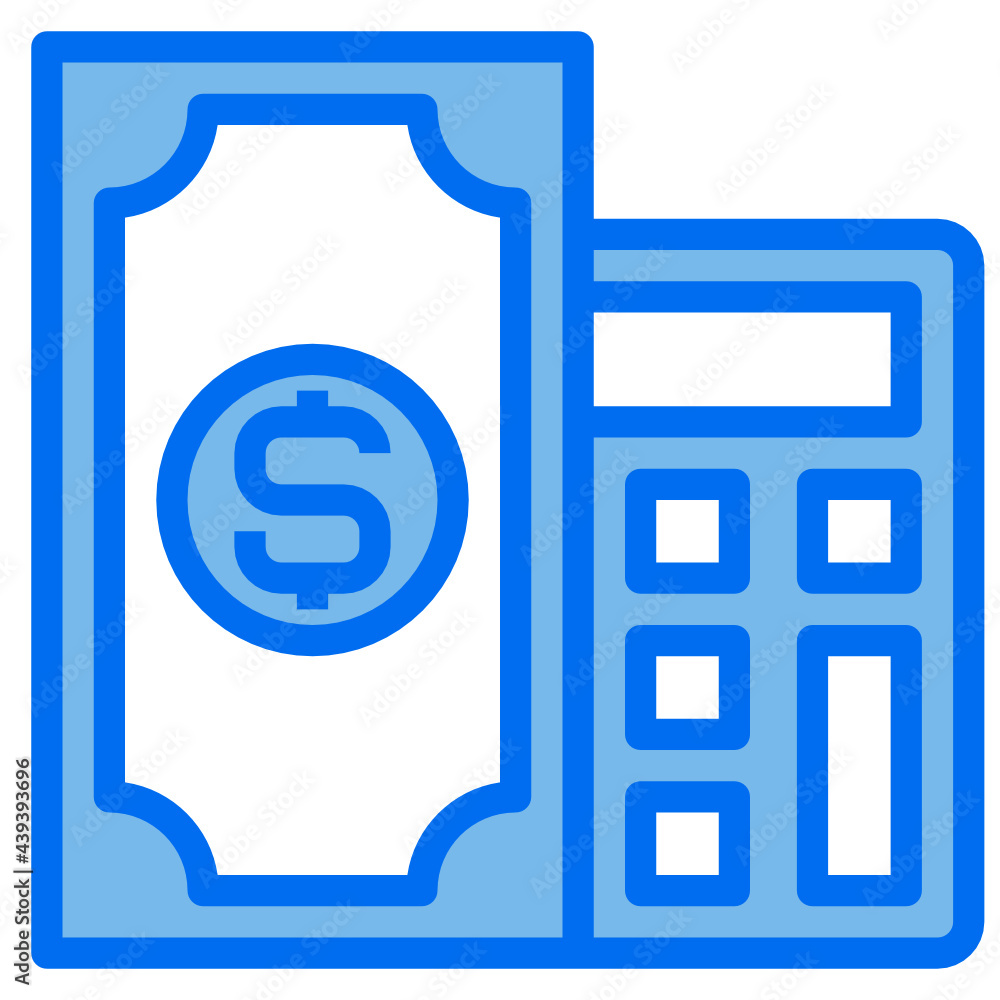 money blue line icon money blue line icon