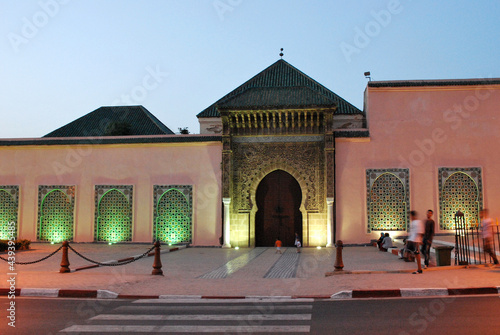 Architecture of the old town of Meknes in Morocco