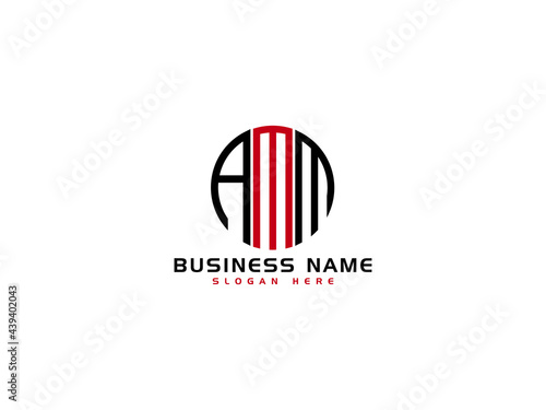 Letter AMM Logo Icon Vector Image Design For All Business
