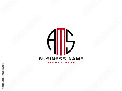 Letter AMS Logo Icon Vector Image Design For All Business photo