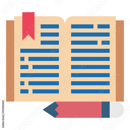 book flat icon