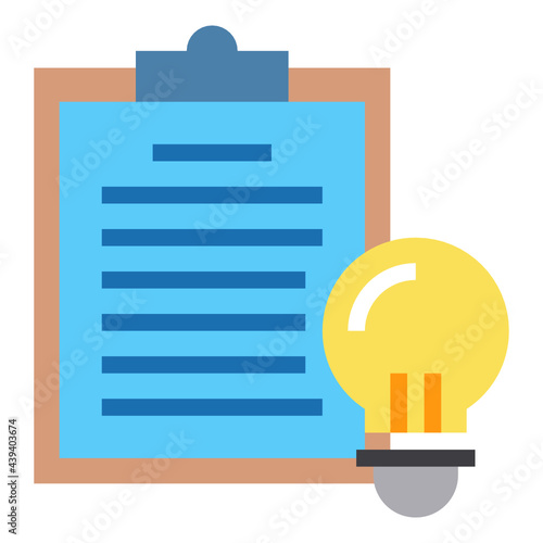 clipboard flat icon