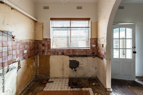 Kitchen renovation demolition