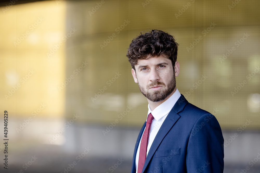 Fototapeta premium young businessman at the airport