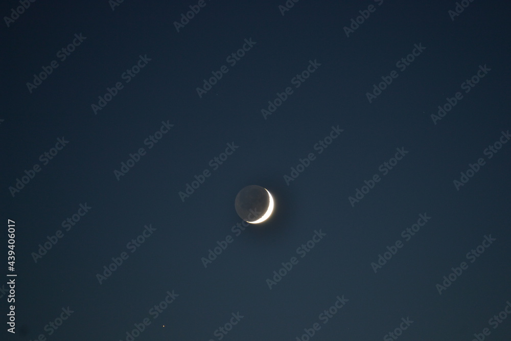 Waxing Crescent Moon in June 2021 Waxing Crescent Moon in June 2021